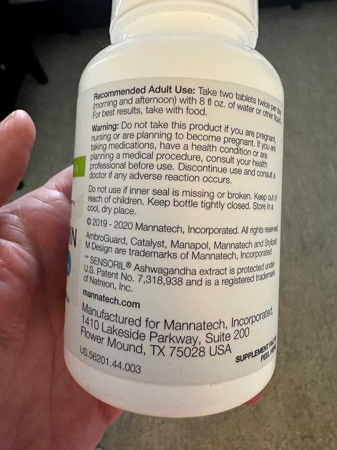 Mannatech Catalyst Multivitamin 120 Tablets, Maximize Your Multivitamin. Provides Antioxidants Vitamin A, Vitamin C, and Vitamin E, Now with Ashwagandha to Support You Physically and Emotionally