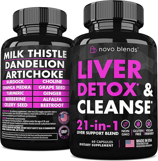 Liver Cleanse Detox & Repair Support 60 Capsules