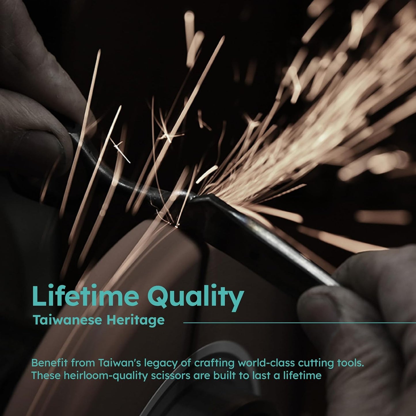 6.3" Professional Hair Scissors – Barber Shears Made with Premium VG10 Steel, Special Blade Angle, Ideal for Straight Cutting and Slide Cutting, Lightweight, Razor-Sharp, Ergonomic Handle | K9 Shears