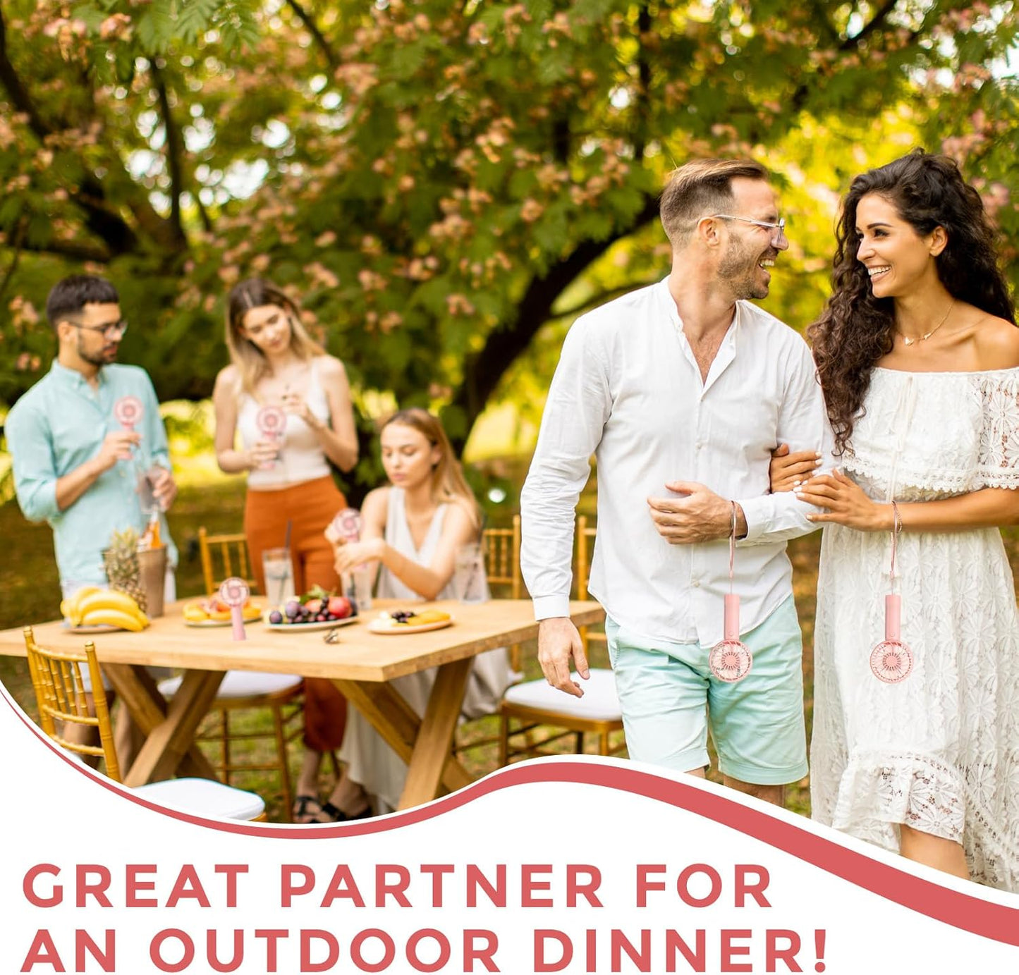 6 Pcs Mini Powerful Handheld Fan 3 Speed Personal Small Portable Rechargeable Fan with Base USB for Women Eyelash Makeup Office Travel Beach Indoor Outdoor (Pink)