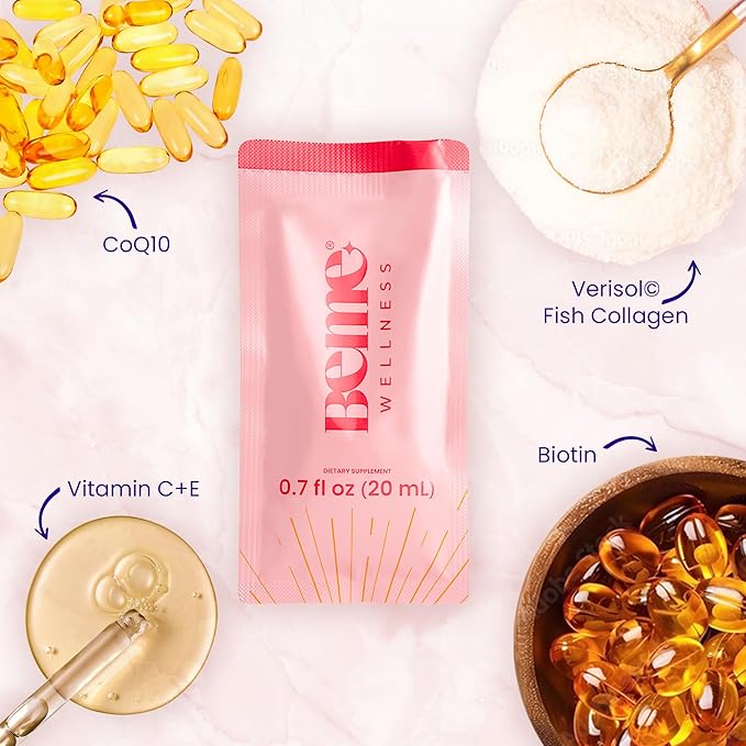 BeMe BeRadiant & BeHealthy Bundle - Liquid Collagen & Liquid Probiotic Supplements