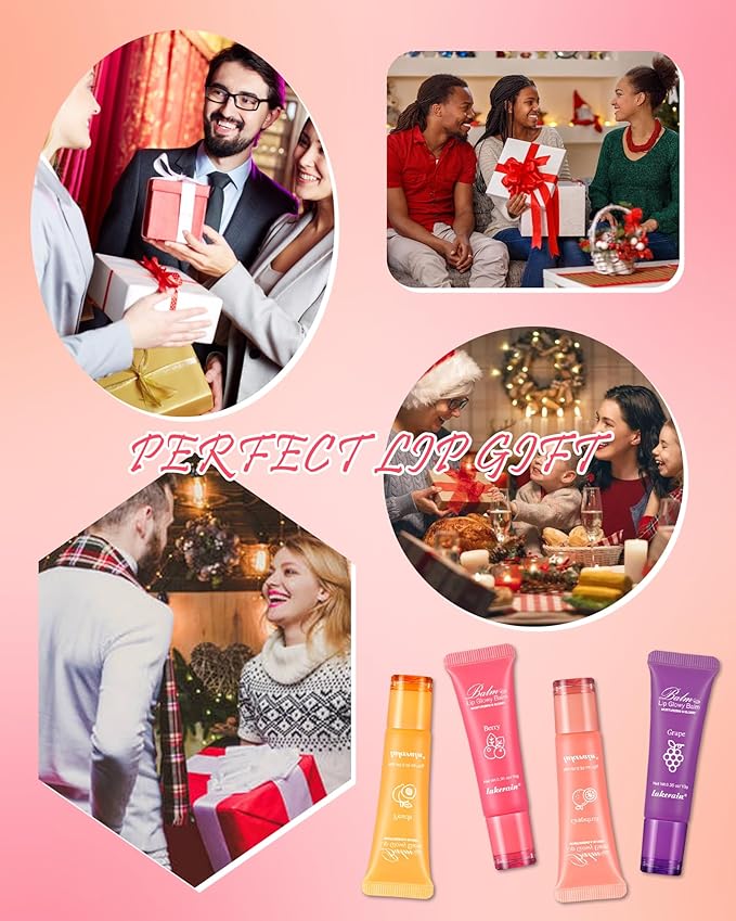 Lip Glowy Balm,Hydrating Nourishing Repair Sleeping Lip Mask,Glossy Finish Lip Moisturizer,Smooth Cracked Chapped Dry Lip,Lip Care Therapy Treatment,Women's Day Makeup Gift for Women-3#Grapefruit