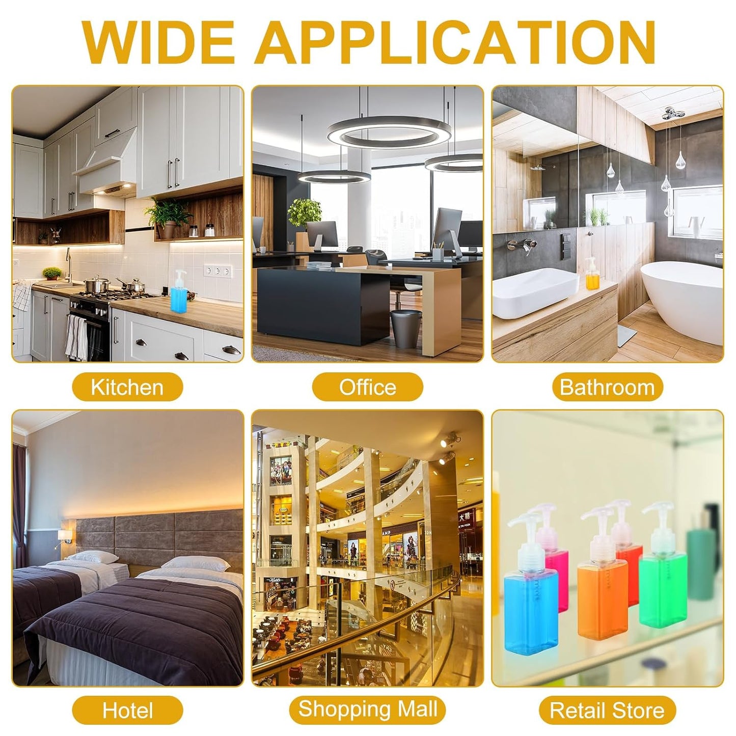 Domensi 50 Pcs 100ml /3.4 oz Pump Bottle Mini Travel Bottles Small Dispenser Containers Plastic Pump Lotion Dispenser Empty Square Travel Size Containers Toiletries (Clear)