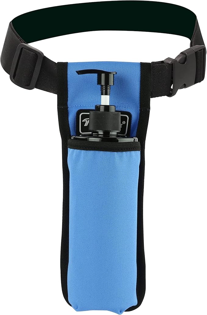 Massage Oil Holster Massage Bottle Bag Lotion Holster Massage Therapist Massage Oil Holster Massage Lotion …(1kd9D-Blue)