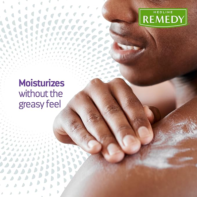 Medline Remedy Clinical Skin Cream Moisturizer, Unscented (16 fl oz Pump Bottle), Nourishing for Dry Skin, Paraben & Sulfate-Free Moisturizing Cream for Face and Body, Lotion for Sensitive Skin