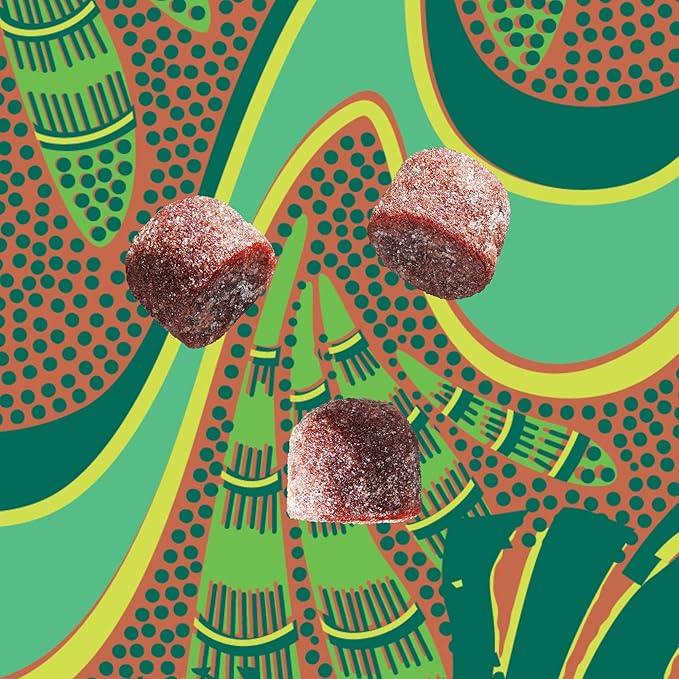 Kuli Kuli Super Gummies - Calming Supplements with Ashwagandha, L-Theanine & Cacao - Helps Support Relaxation & Rejuvenation - 60 Non-GMO, Gluten-Free Gummies