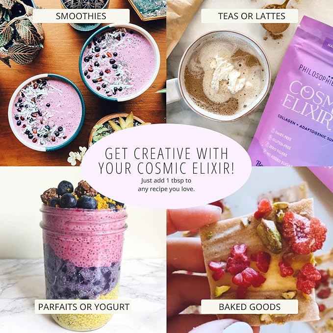 Philosophie Cosmic Elixir & Butterfly Boost Bundle - Superfood Powder Blends - All Natural Plant-Based 2pack