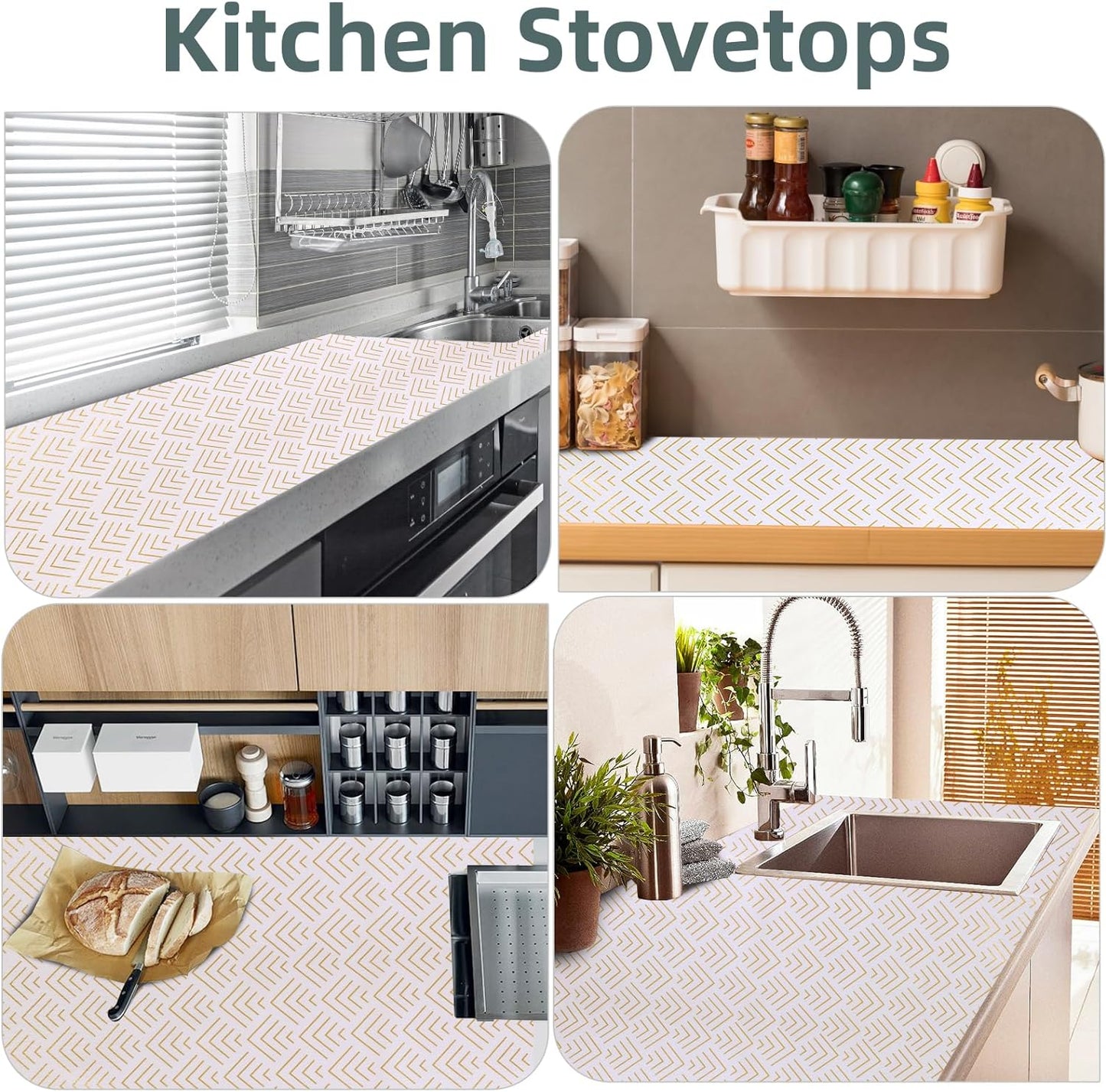 Shelf Liner for Kitchen Cabinets Non Adhesive Drawer Liner Gold Arrow Non-Slip Thickened Shelf Liner Paper Strong Easy to Clean for Tool Box Refrigerator with Knife and Tape Measure 23 inche x 20 feet