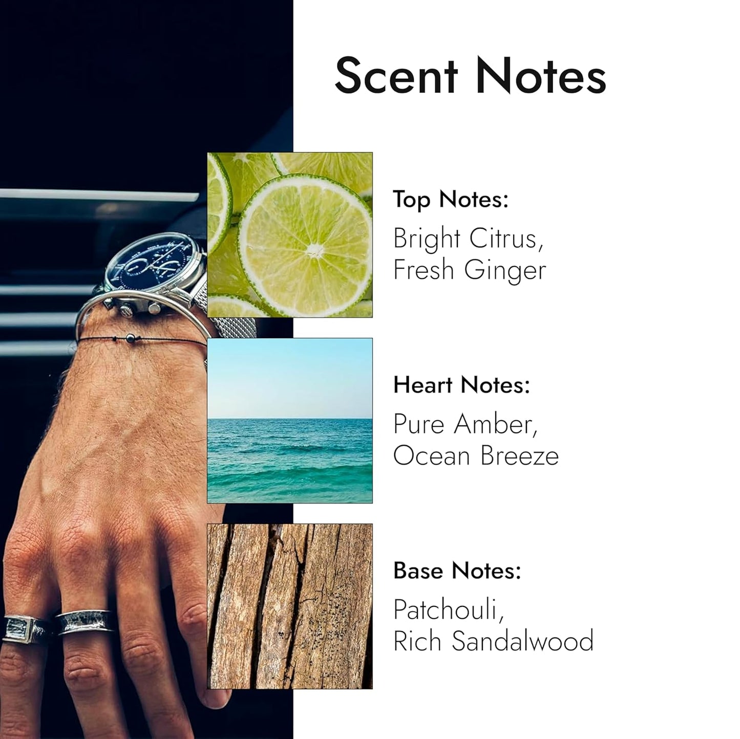 Modern Memory Refined Blue Eau de Toilette for Men, 2.5 fl oz - Notes of Bright Cirtrus, Ginger, & Rich Sandalwood