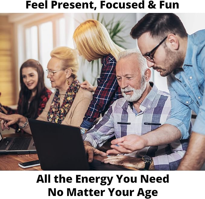 Happy Healthy Hippie Pick Me Up Natural Energy Pills & Vegan Collagen Builder