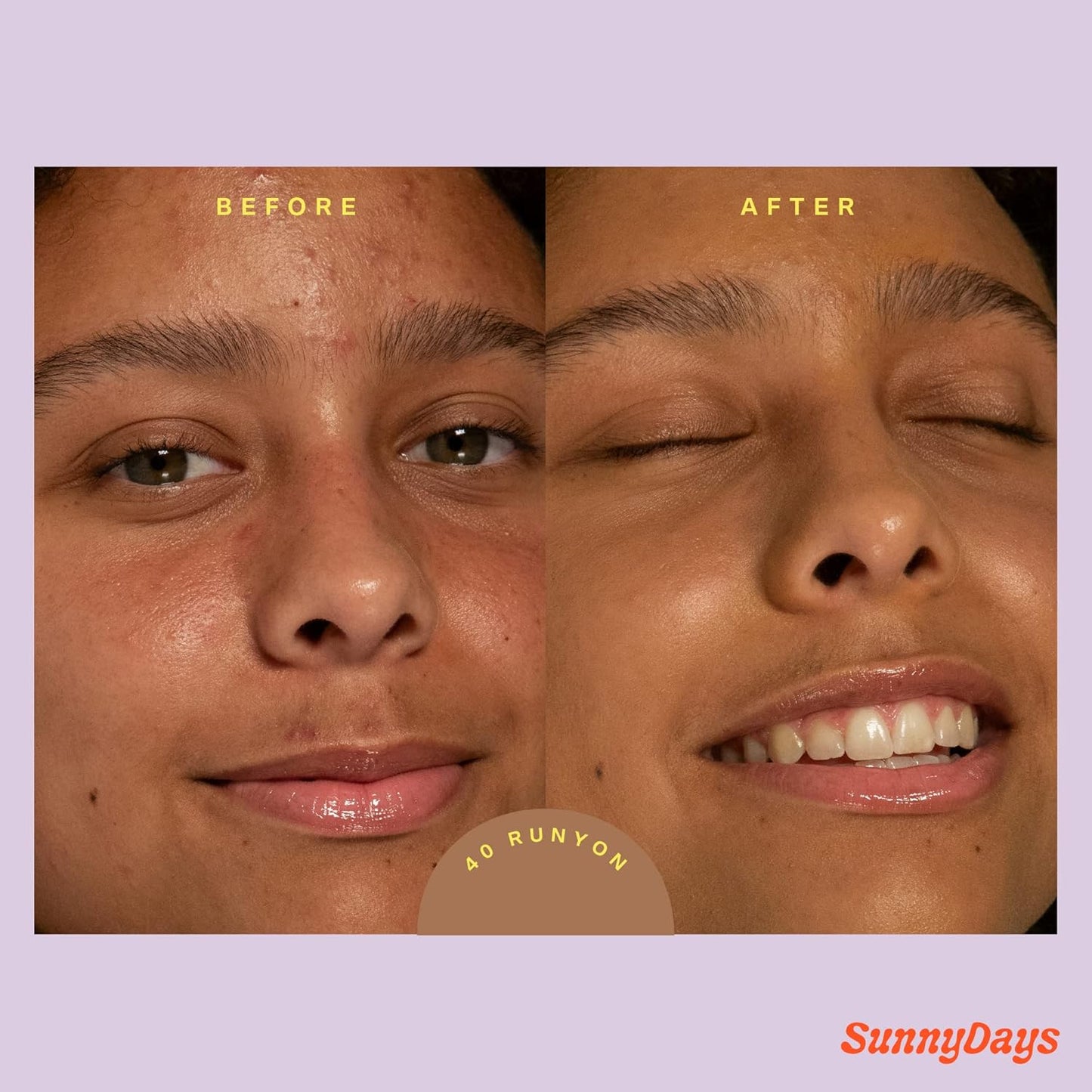 Tower 28 Beauty SunnyDays SPF 30 Tinted Mineral Sunscreen - For Sensitive Skin - 2-in-1 Facial Broad Spectrum UVA/UVB Protection + Foundation – Shade 40 RUNYON, 1 Fl Oz