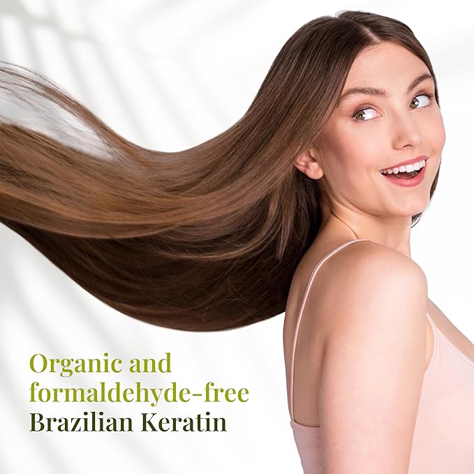 Expert Hair Bio Protein Straightening & Smoothing Kit – Protein Keratin straightening + Gold Repair Mask for Ultimate Hair Transformation – Straight, Silky, Moisturized Hair