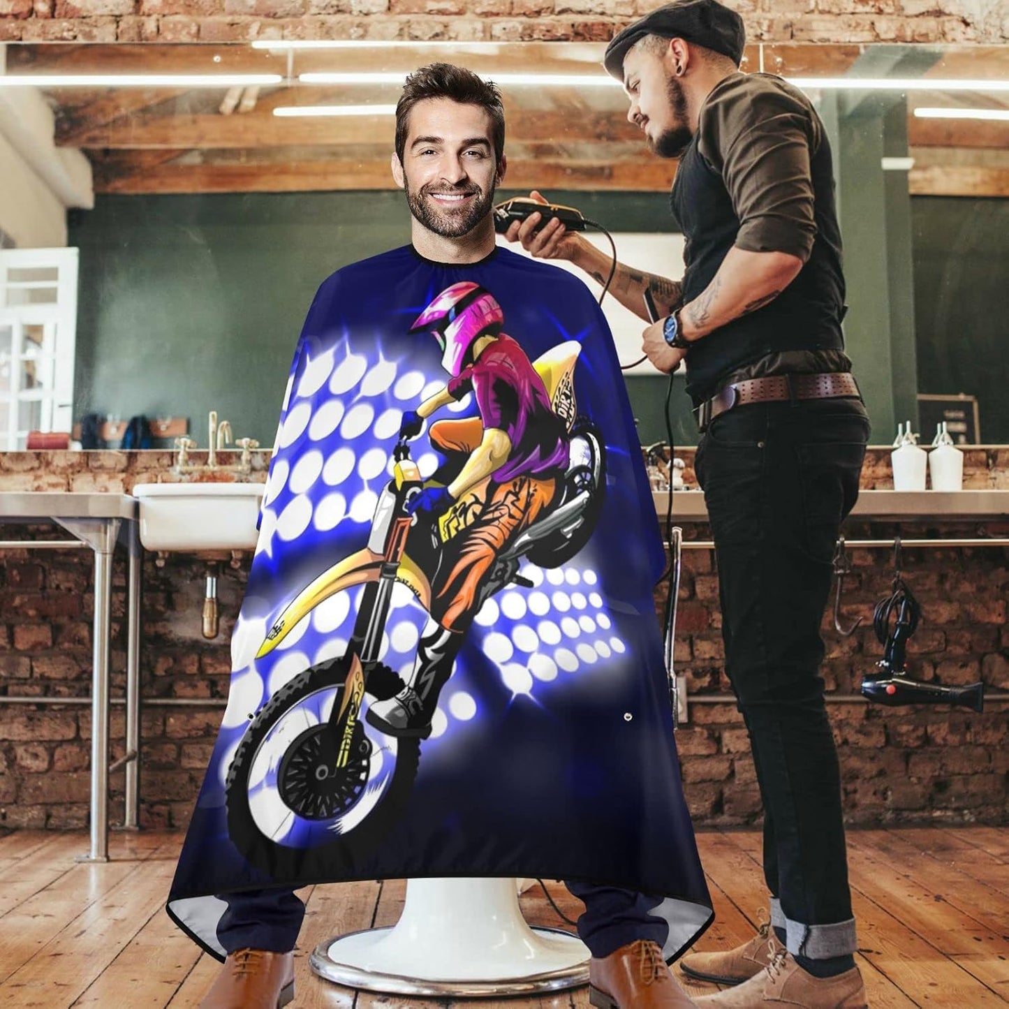 Stylish Barbershop Salon Barber Cape Haircut Cape Salon Apron Unisex Hair Cutting Apron for Men Women