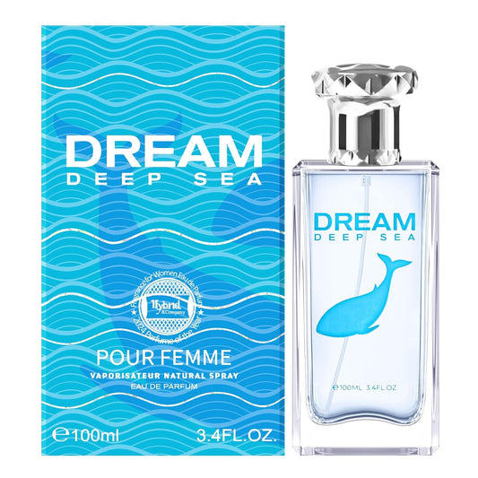 Hybrid & Company Women Dream Deep Sea Pour Femme Eau De Parfum Vaporisateur Natural Spray 3.4 Fl Oz