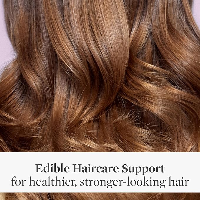 Better Not Younger Significant Other Hair, Skin & Nails Supplement - Sugar-Free Gummies for Hair Growth with Vitamin A & Biotin - Cruelty-Free Women Hair Growth Treatment - 60ct, Strawberry Flavor