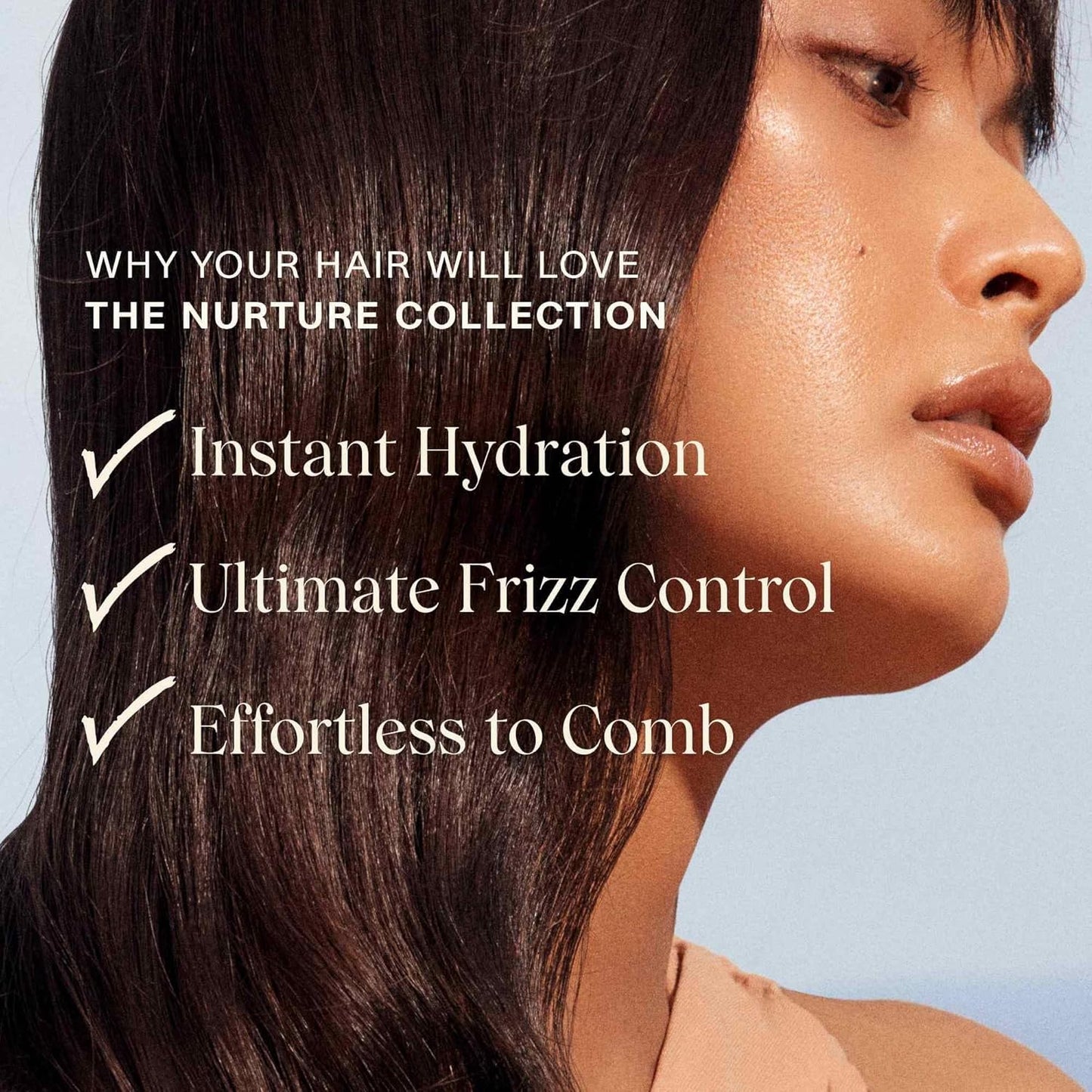 JVN Nurture Hydrating Shampoo and Conditioner Set, 20 Fl Oz, Detangles & Softens Hair, Moisture and Deeply Nourishing, Color Safe Hair Care for Women and Men, Silicone and Sulfate Free