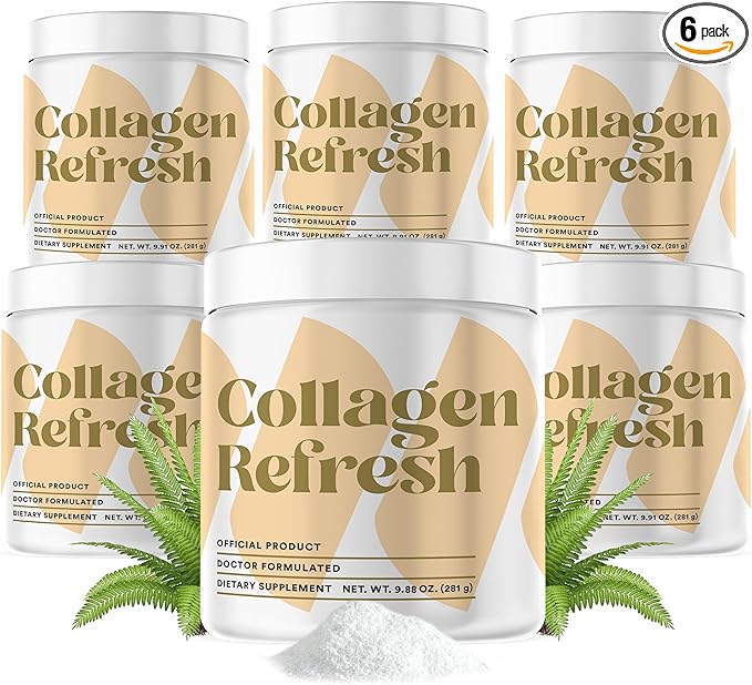 Boosts Body’s Collagen Production - Promotes Joint Health, 9.8 oz - 6 Pack