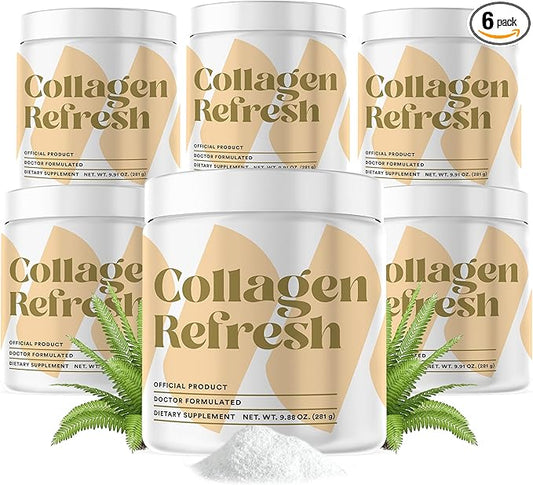 Boosts Body’s Collagen Production - Promotes Joint Health, 9.8 oz - 6 Pack