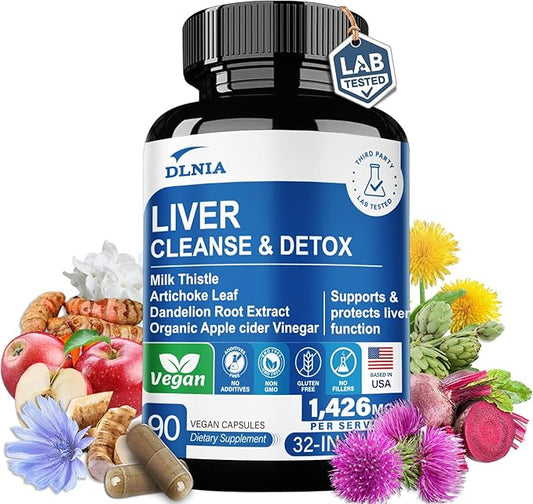 Liver Cleanse Detox Milk Thistle- 90