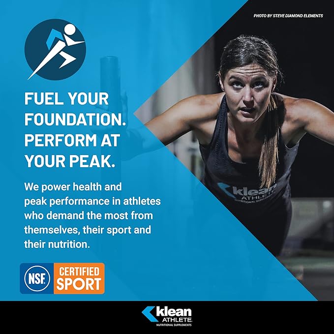 Klean ATHLETE Klean Collagen+C - Collagen Peptides with Vitamin C - for Joint & Connective Tissue Support - 12 Ounces - Natural Berry Flavor