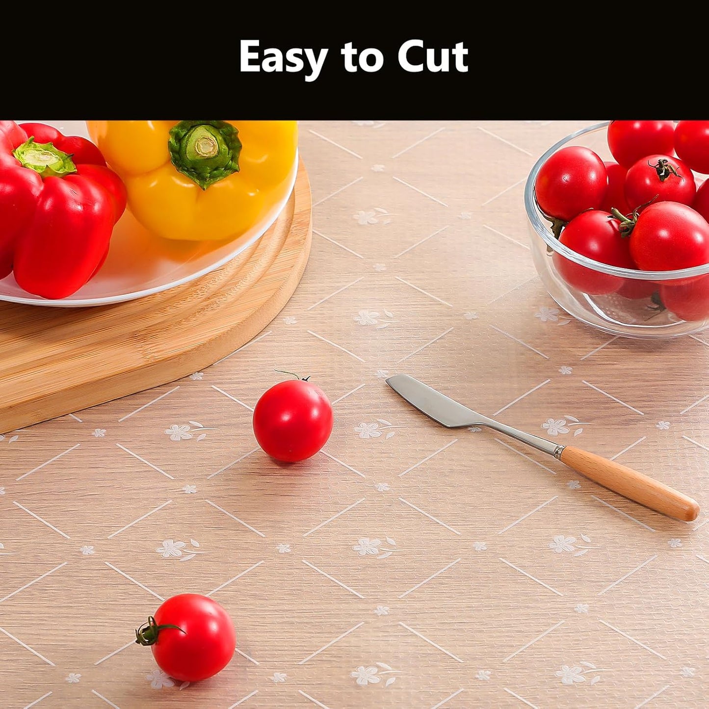 INNOLITES Kitchen Cabinet Shelf Liner | Non-Adhesive Refrigerator & Drawer Liner | Waterproof, Oil-Proof EVA with Floral Pattern | Easy to Cut & BPA-Free (11.8" x 360")