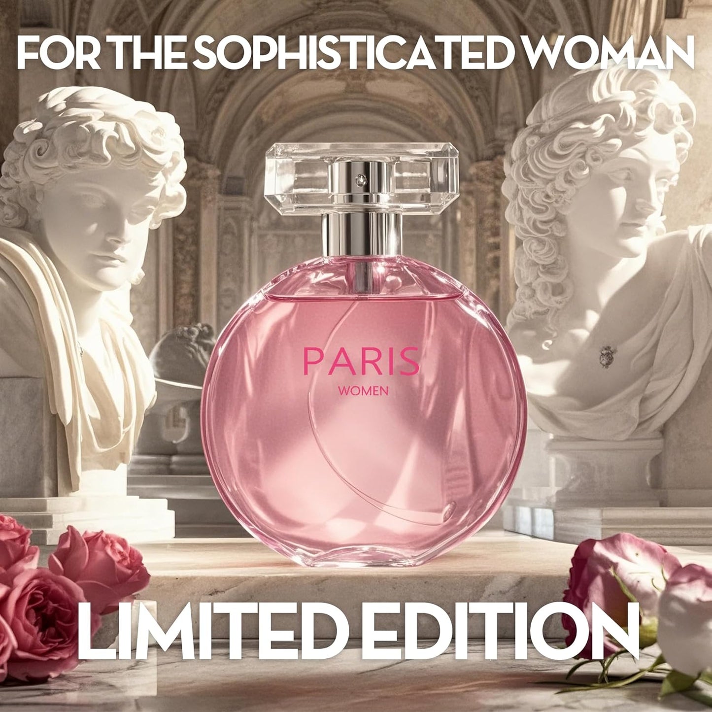 Women's Perfume Combo Set Milano Women&Paris Women Floral Fruity Fragrance Eau De Parfum Elegant 100ml Bottle Natural Spray Each for Daily Used