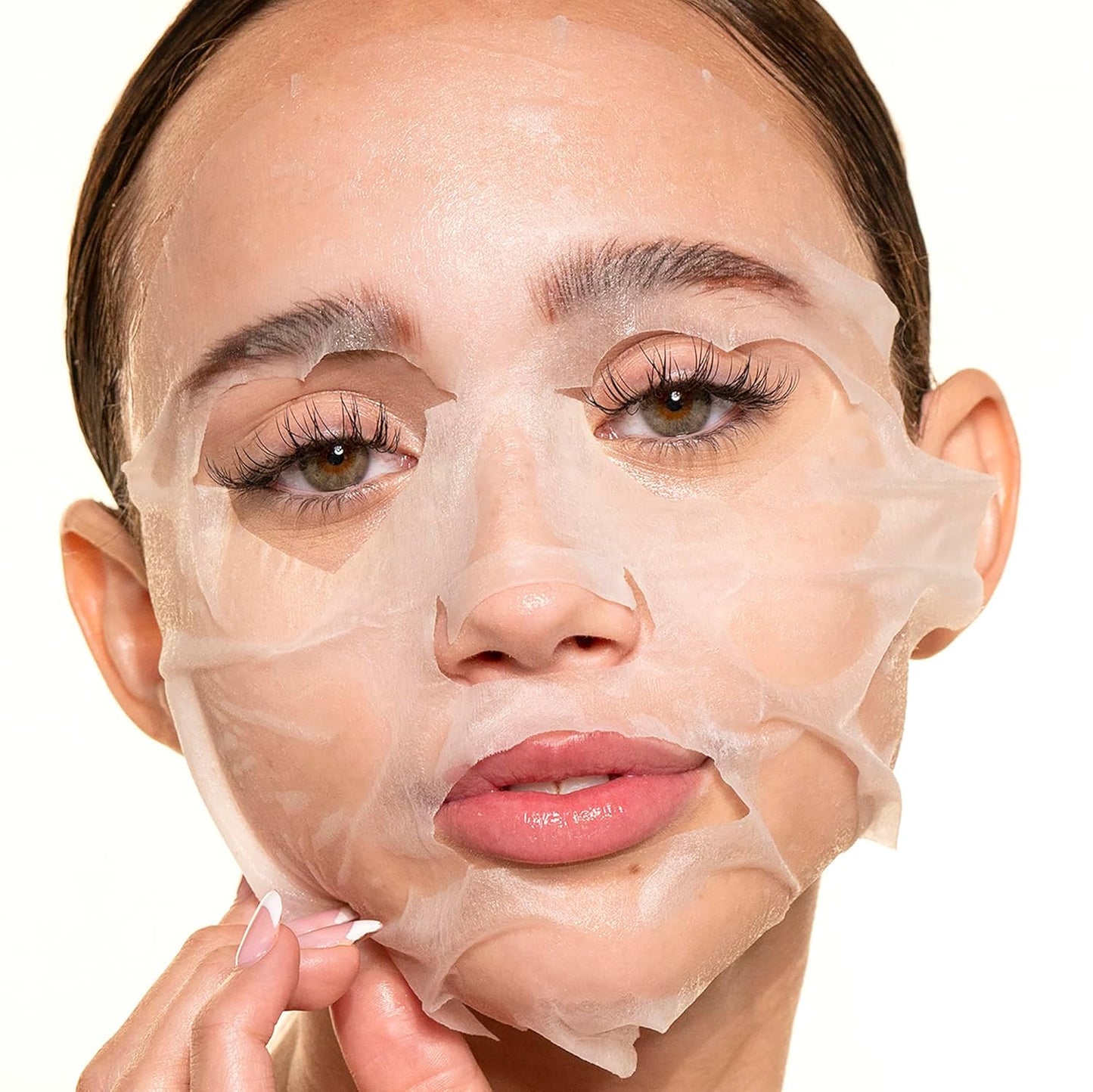 Pacifica Vegan Collagen Hydrate & Plump Face Mask 4-Pack – Hydrating & Plumping Peptide-Infused Sheet Mask for Dewy Skin, with Vegan Collagen, Cucumber & Aloe, Clean Beauty Skincare