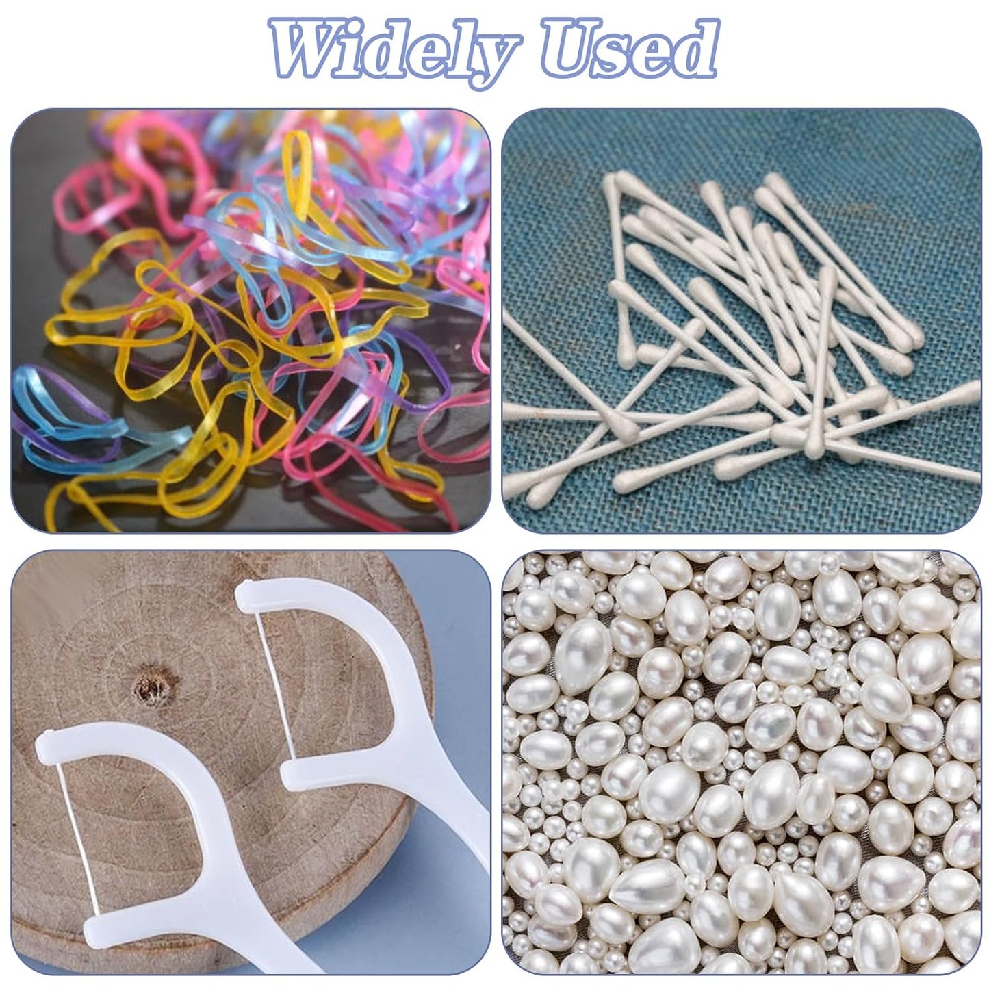 5Pcs Cotton Swab Holder for Travel, Portable Small Dental Floss Case Metal Empty Cotton Ball Holder with Dustproof Lid Floss Picks Dispenser for Travel Outdoor(Silver)