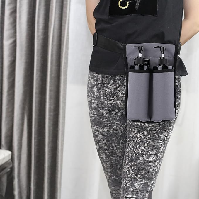 Massage Oil & Lotion Holster - Gray