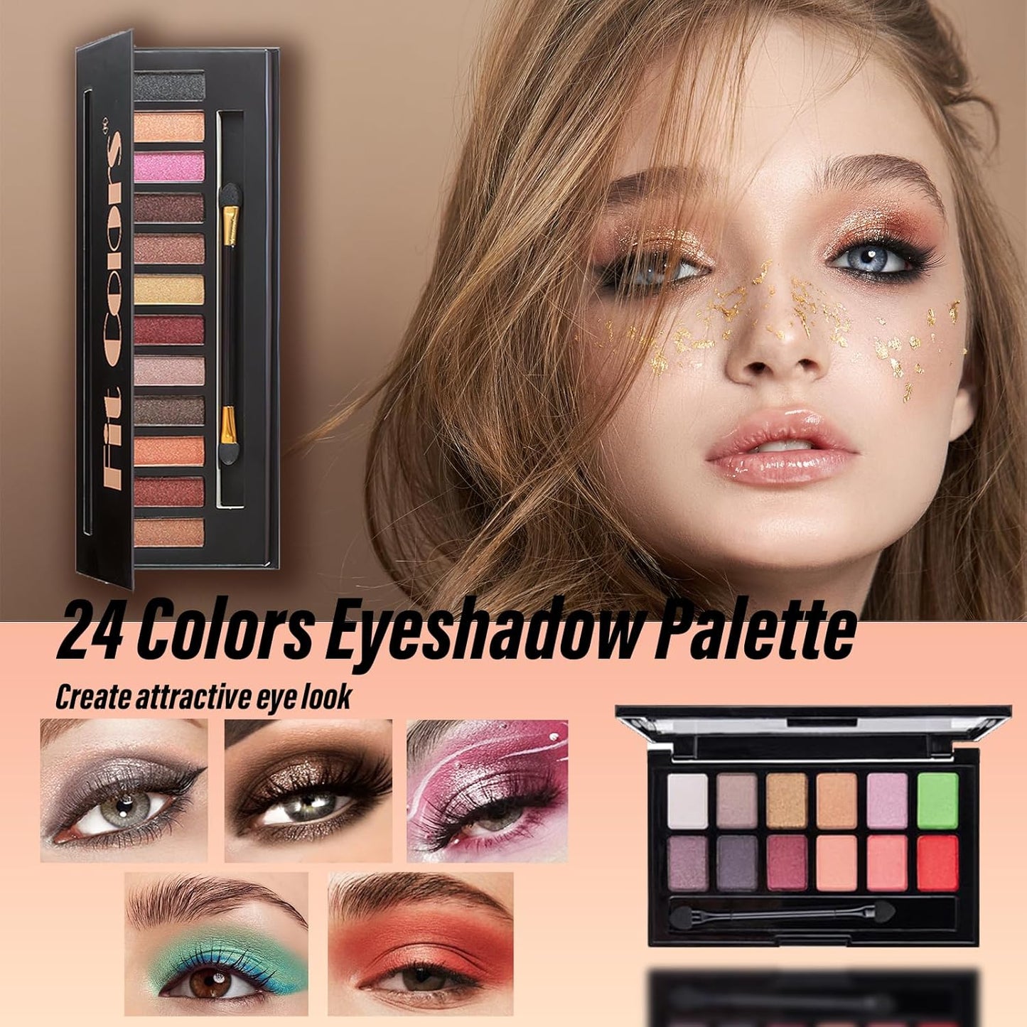 Makeup Set for Women, Makeup Full Kit for Beginners & Professionals, Travel Makeup Set for Teens & Adults, Makeup Gift Set for Girls, Eyeshadow Palette, Lip Gloss, Face & Eye Make up