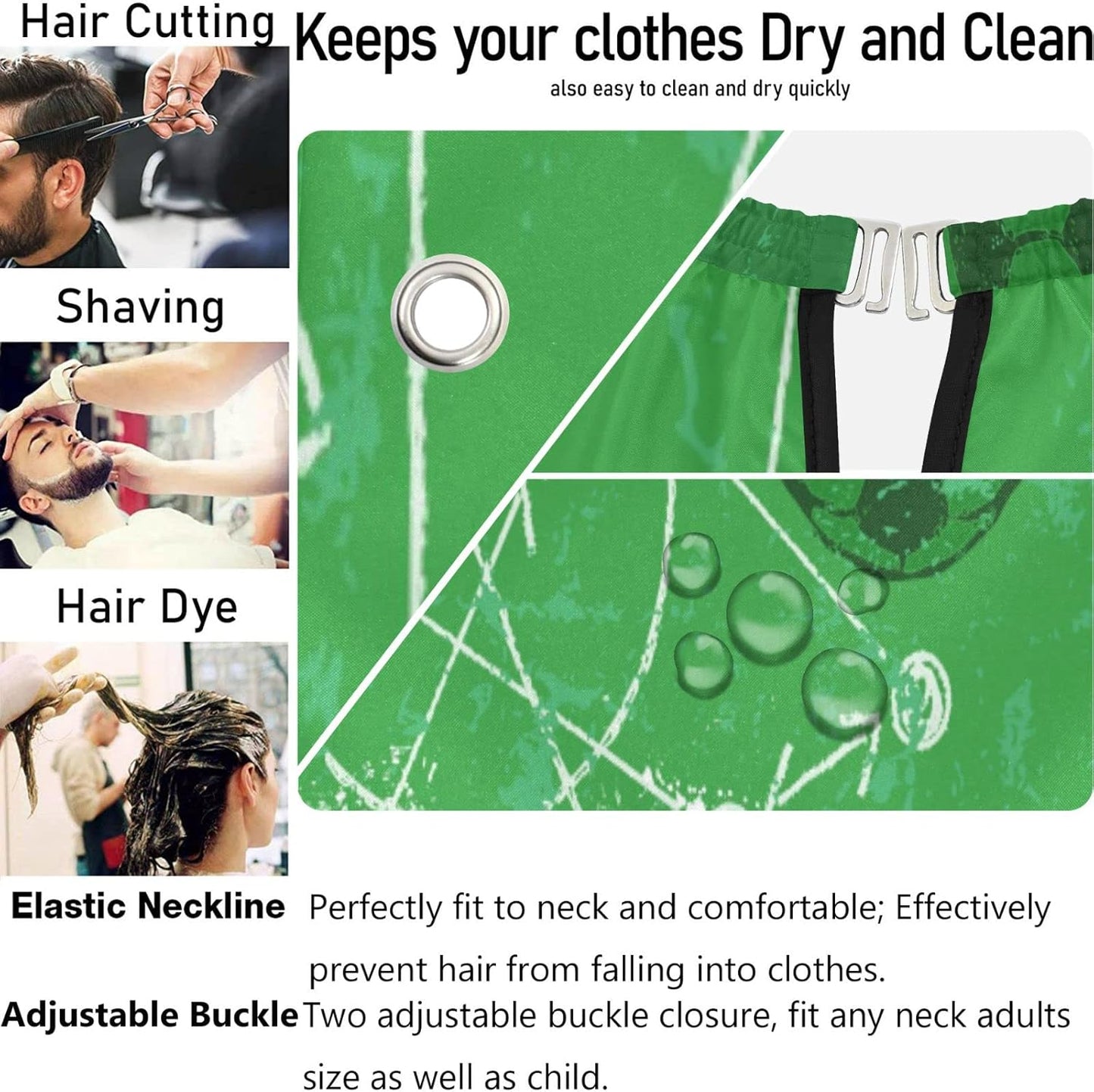 Stylish Barbershop Salon Barber Cape Haircut Cape Salon Apron Unisex Hair Cutting Apron for Men Women