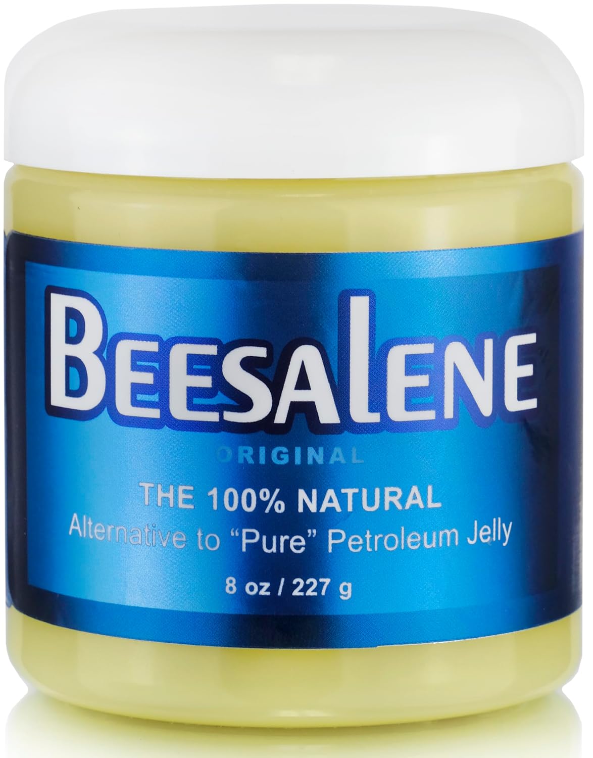 Beesalene Original Unpetroleum - 100% Natural & Hypoallergenic Alternative to Petroleum Jelly - Lips, Hands, Baby, Makeup Remover and More (8 Ounce)