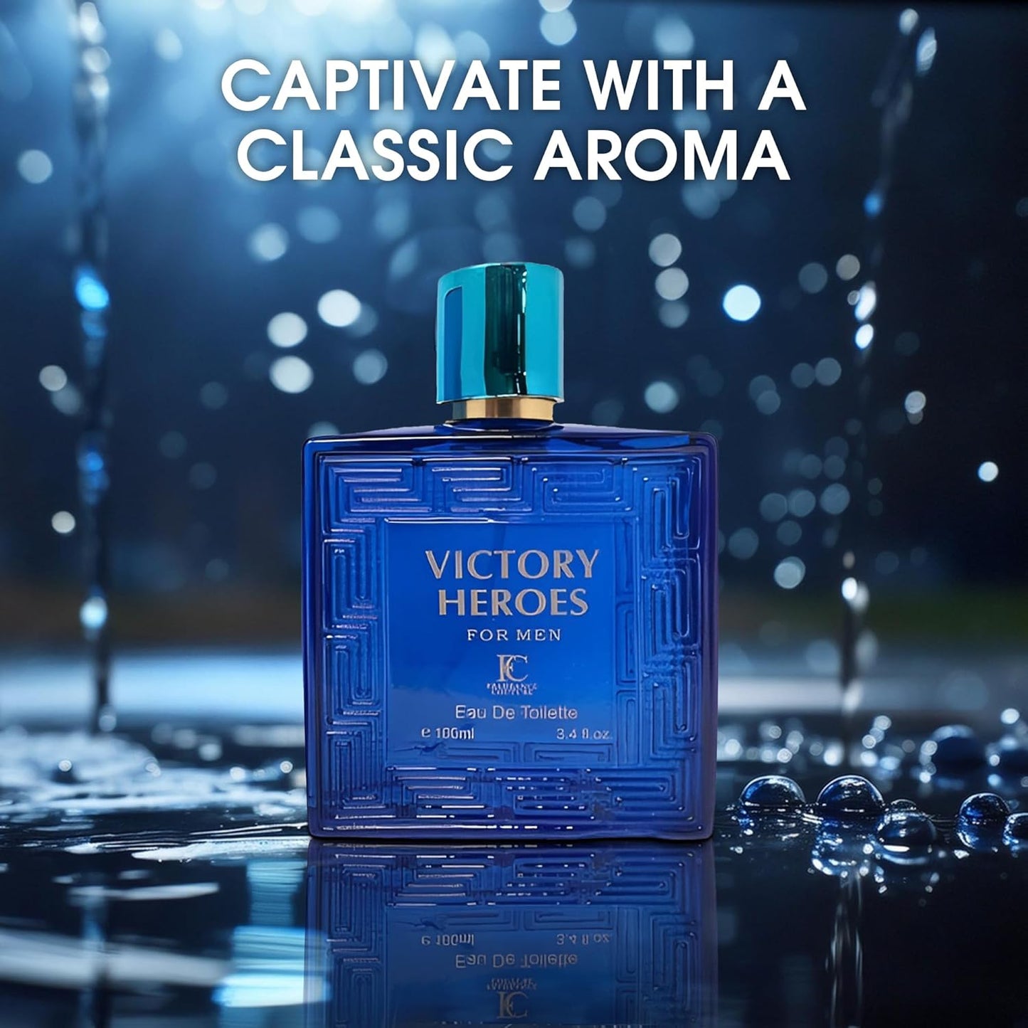 Victory Heroes Cologne for Men Natural Spray Perfume Classic Scent Wonderful Father's Day Gift Eau De Toilette for Daily Use 3.4 Fluid Ounce