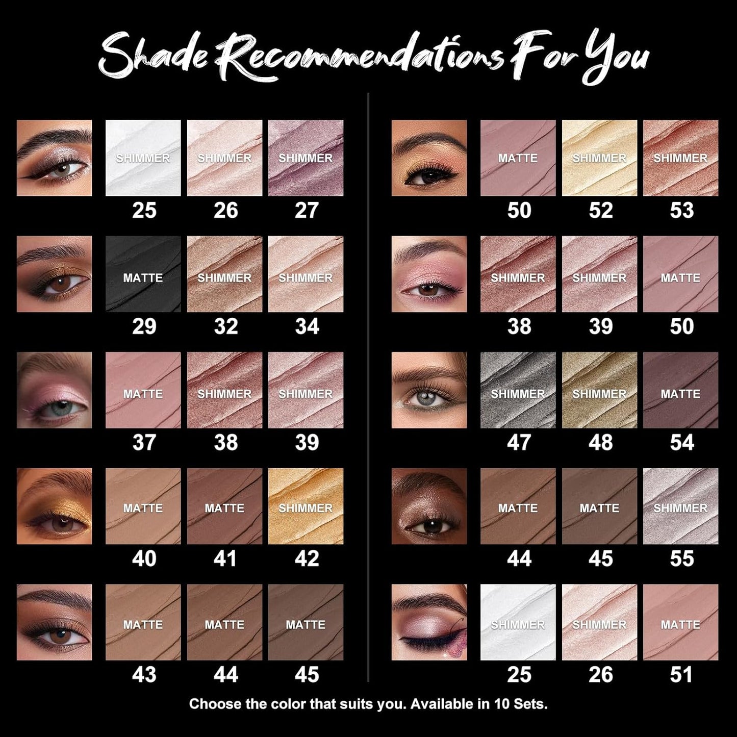 FOCALLURE 3PCS Cream Eyeshadow Stick Sets,Matte and Shimmer Eye Brightener, High Pigmented Crease-proof Pencil,Long Lasting Eye Shadow Highlighter Makeup,Starlight Pink