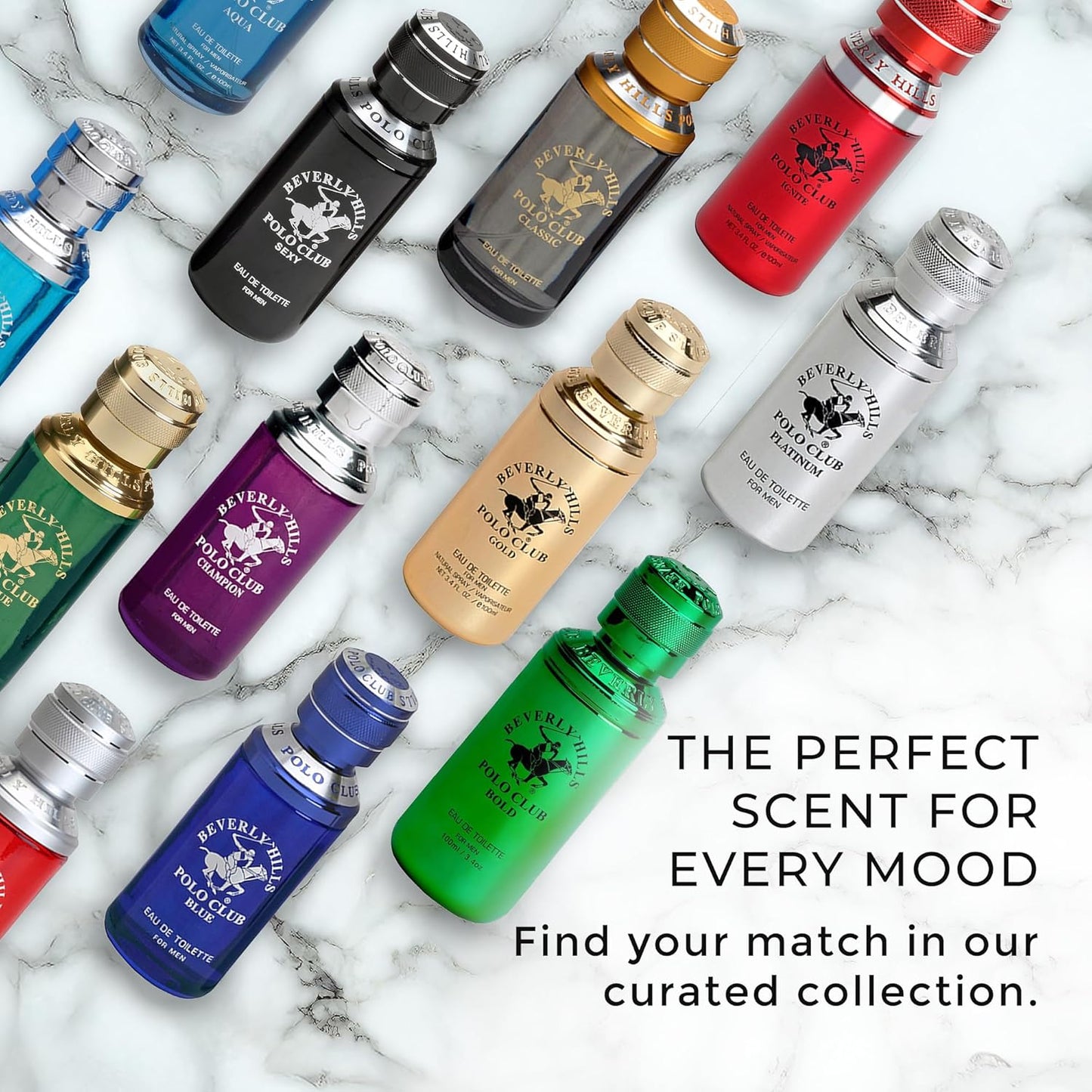 Beverly Hills Polo Club GOLD - Cologne for Men with Notes of Sandalwood, Leather & Patchouli - Classic & Sexy Fragrance Scent - Eau De Toilette Spray 3.40fl.oz / 100ml