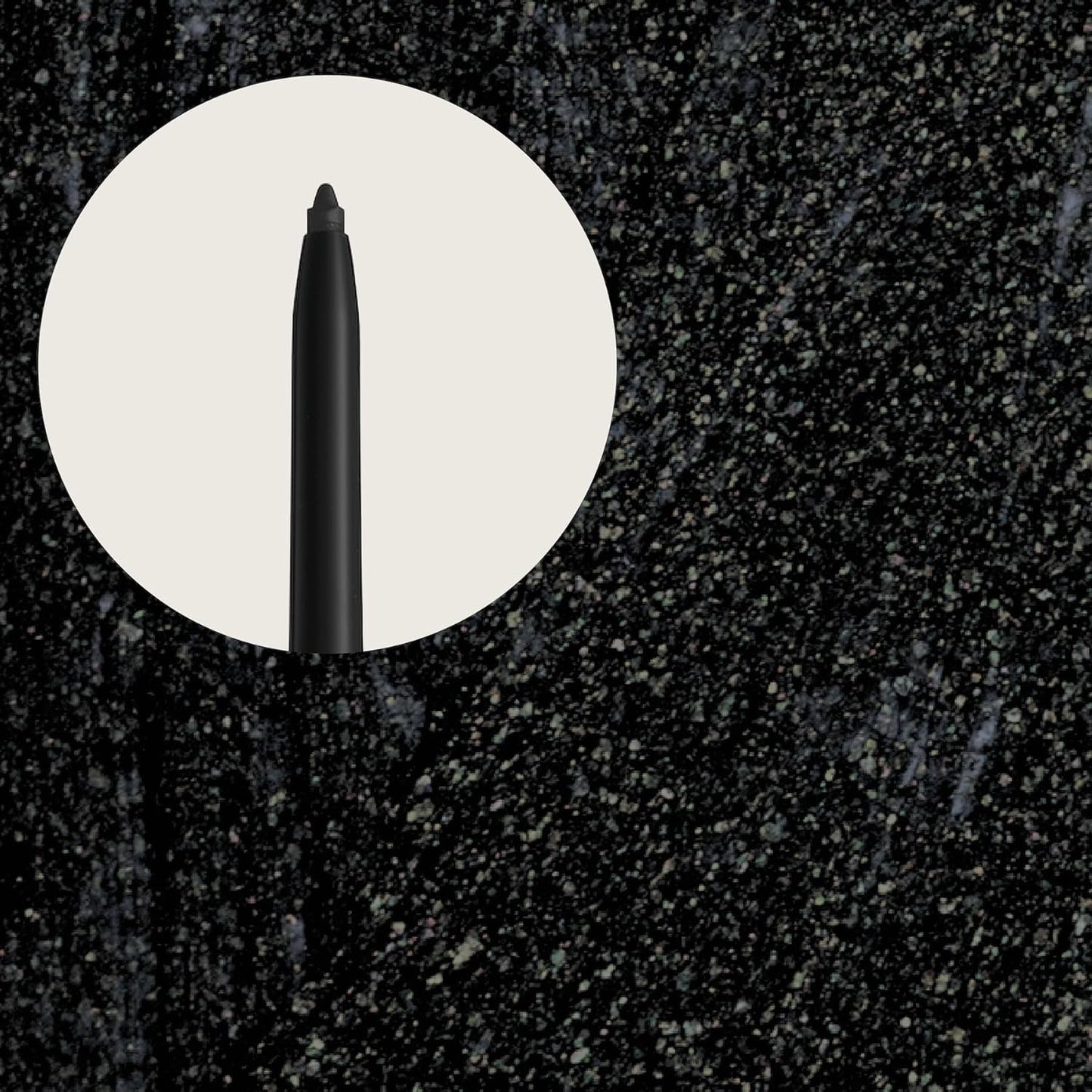 Hypoallergenic Waterproof Eyeliner - Fragrance Free Metallic Eye liner - Vegan and Cruelty Free Eye Pencil - Eyeliner Pencil for Sensitive Eyes (Black)