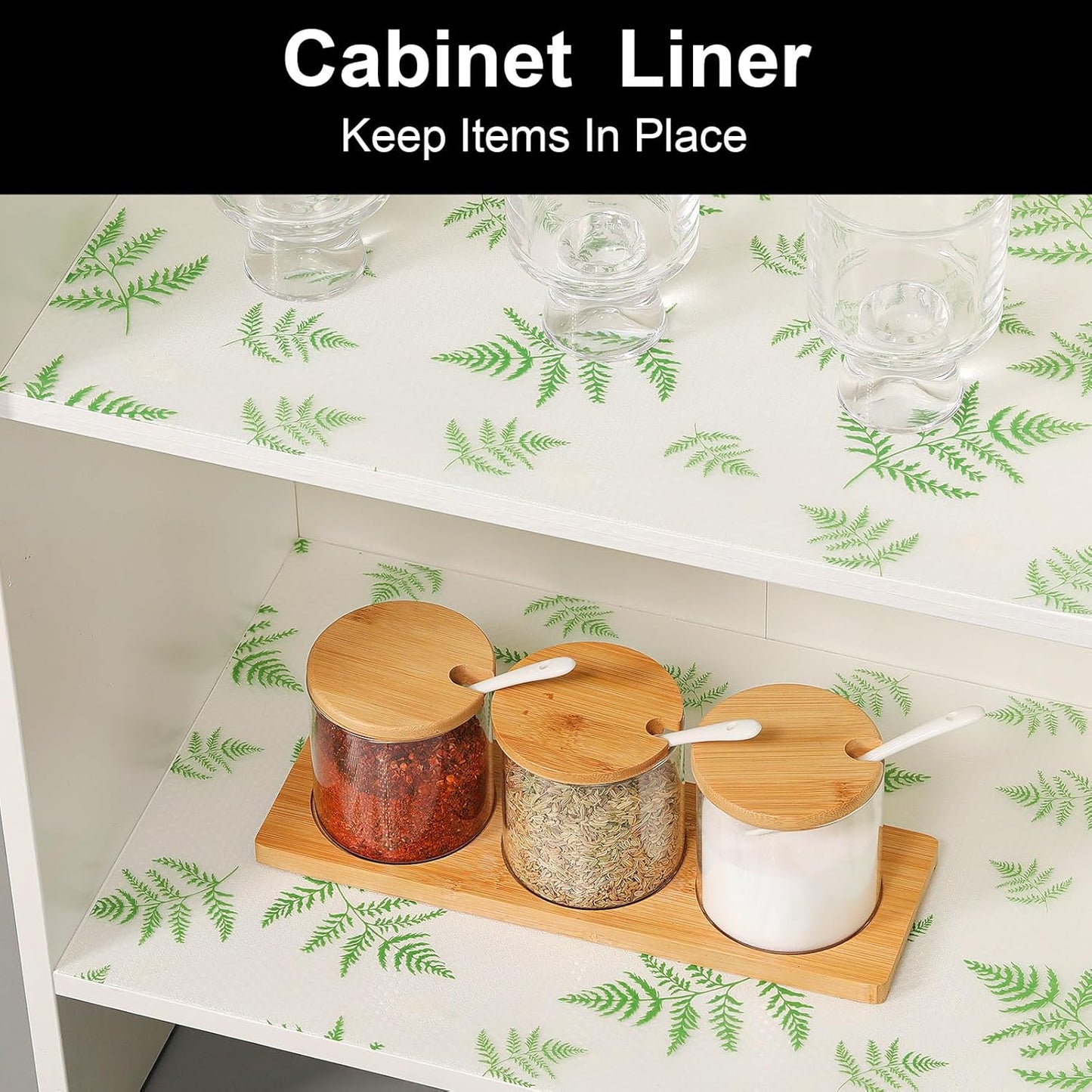 CooyesFridge Liners Shelf Liner for Kitchen Cabinets Refrigerator Liners Waterproof & Oil-Proof Kitchen Cupboard Liner Non Adhesive Drawer Mats EVA Material for Shelves