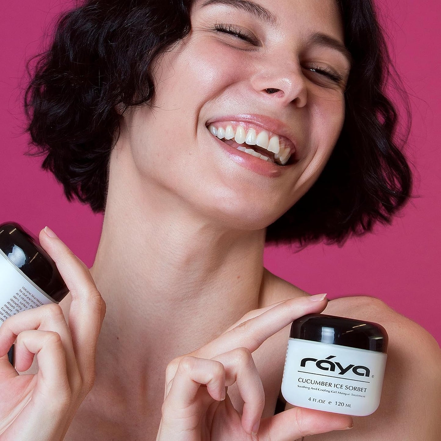 Raya Cucumber Ice Sorbet Masque (608) | Cooling Facial Gel Mask & Soothing Cucumber Extract, for Hydrating, Calming, Revitalizing & Refreshing All Skin Types, Great for Post-Sun Treatment - 120 ml