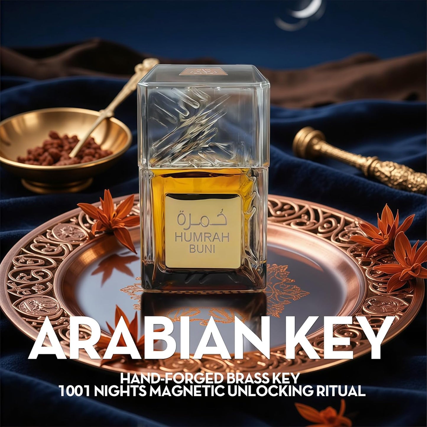 Cologne for Men Humrah Buni 3.4 Fl Oz Eau de Toilette Spray Noted with Bergamot,Lavandin,Orange Blossom,Amber&Vanilla Fragrance Alcohol-Free Luxury Men's Perfume for Daily Use