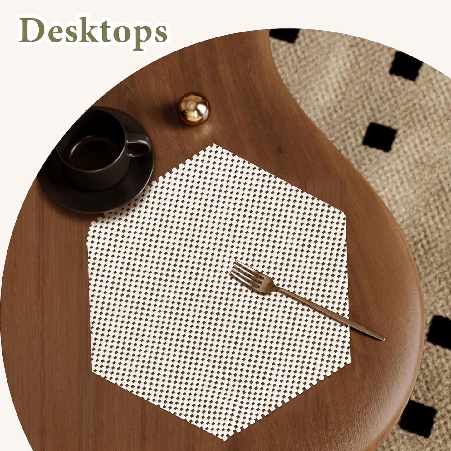 Shelf Drawer Liners for Kitchen Cabinets Non Adhesive Drawer Liner Thickened Refrigerator Liner White Quatrefoil Strong Non-Slip Paper for Tool Box, 23.6 x 236 Inches