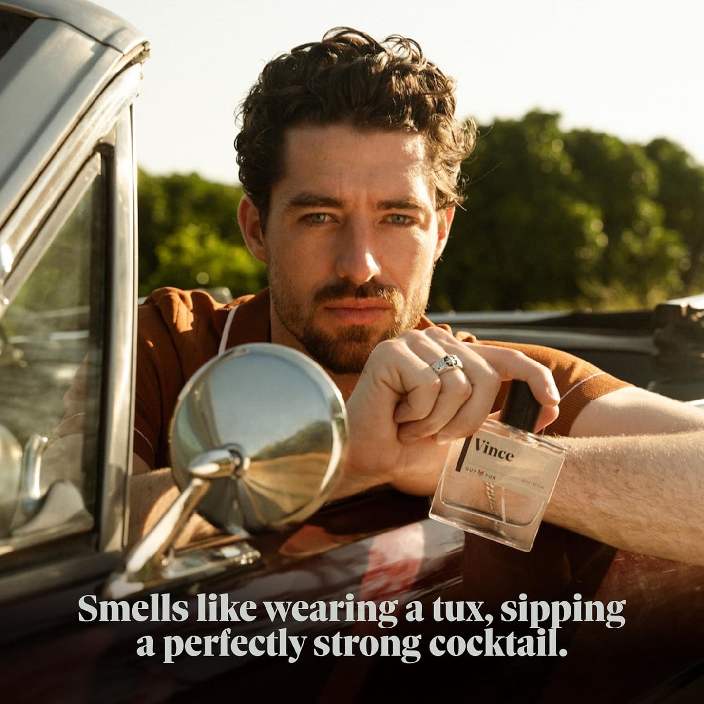 GUY FOX - Vince - Cologne For Men | Crushed Lime, Mint Gin, Sunset Musk | Fresh, Masculine Men's Cologne | Men's Fragrance | 1.7 Fl Oz