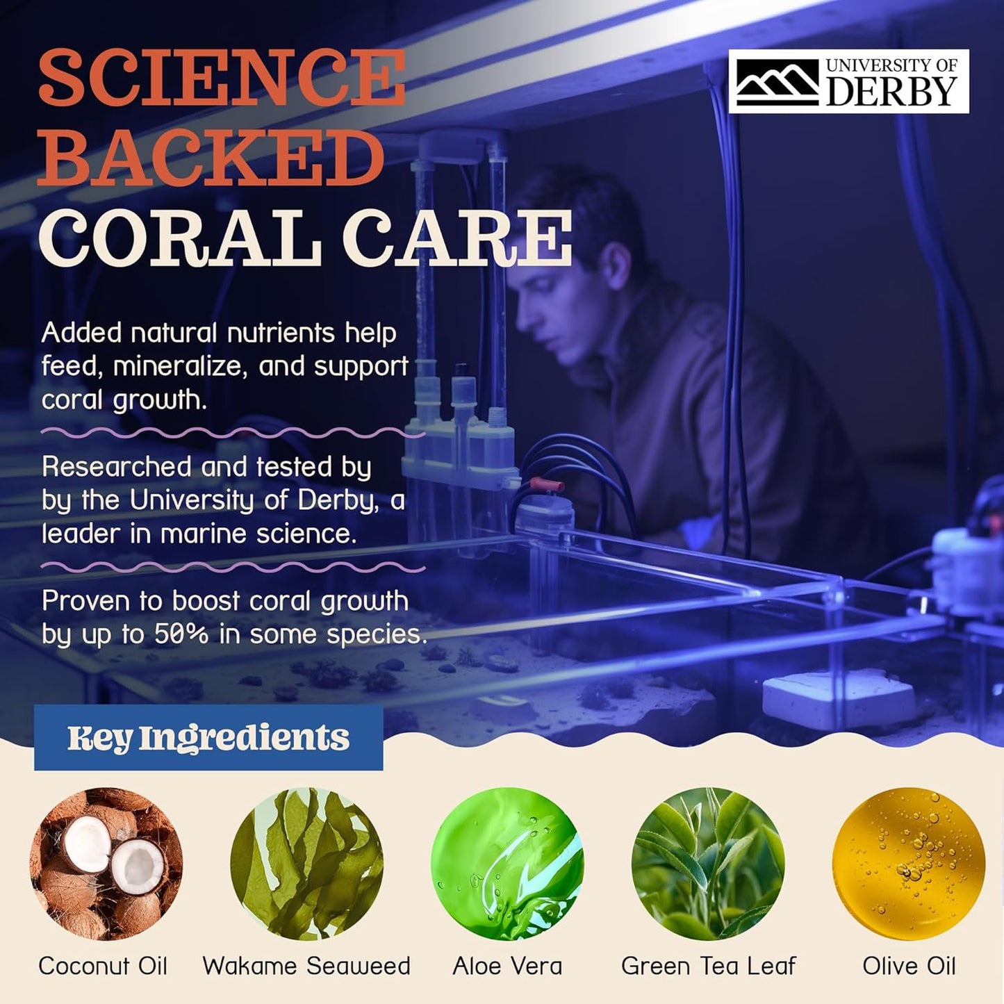 Stream2Sea Coral Care - Reef Safe Sunscreen SPF 30 Travel Size - First Reef-Approved Natural Mineral Sun block Boosts Coral Growth Water resistant- Non-Toxic, Biodegradable, Eco-Friendly - 3 Pack