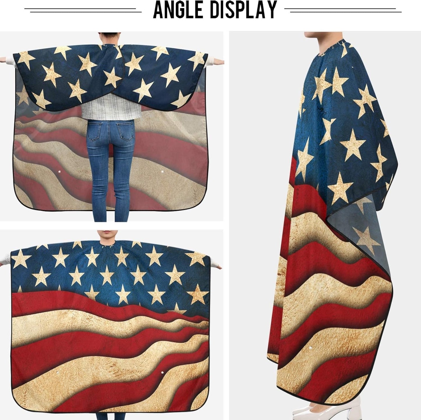 Stylish Barbershop Salon Barber Cape Haircut Cape Salon Apron Unisex Hair Cutting Apron for Men Women