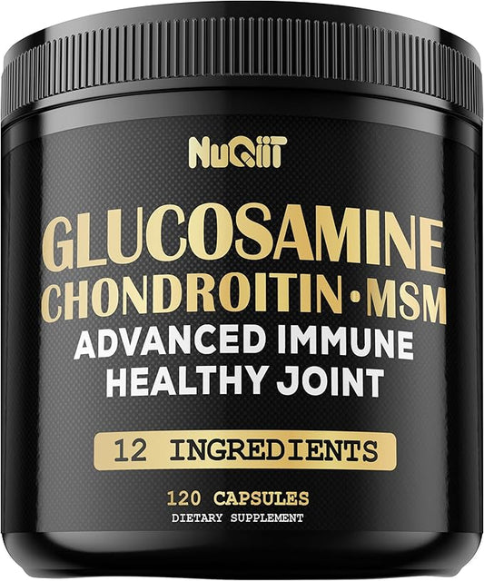 Glucosamine Chondroitin MSM with Immune & 2000mg - 120 Capsules