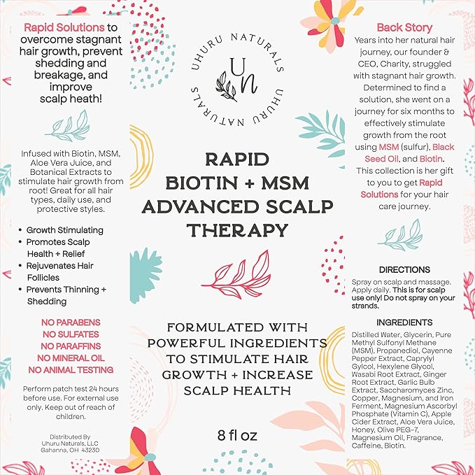 Rapid Biotin & MSM Advanced Scalp Therapy