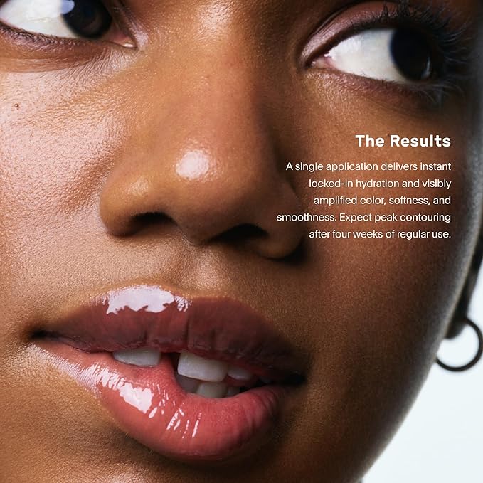 U Beauty The PLASMA Tinted Lip Compound Anti-Wrinkle & Anti-Aging Treatment - Shimmery Plumping Lip Gloss with Hyaluronic Acid, Shea Butter, Salicylic Acid & Peptides to Deeply Hydrate,Rose- 15 mL