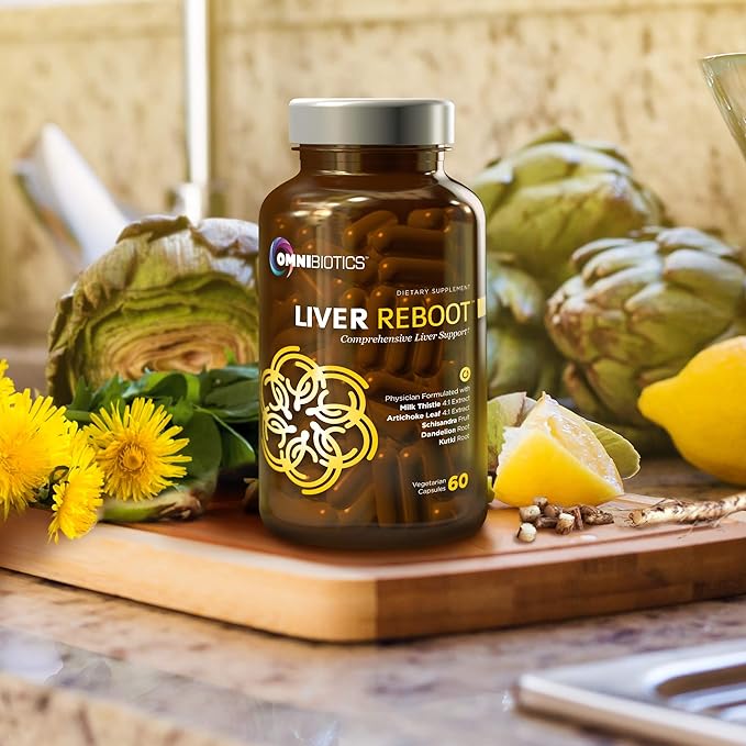 OmniBiotics Liver Detox Supplement, Liver Cleanse Support 60 Vegan