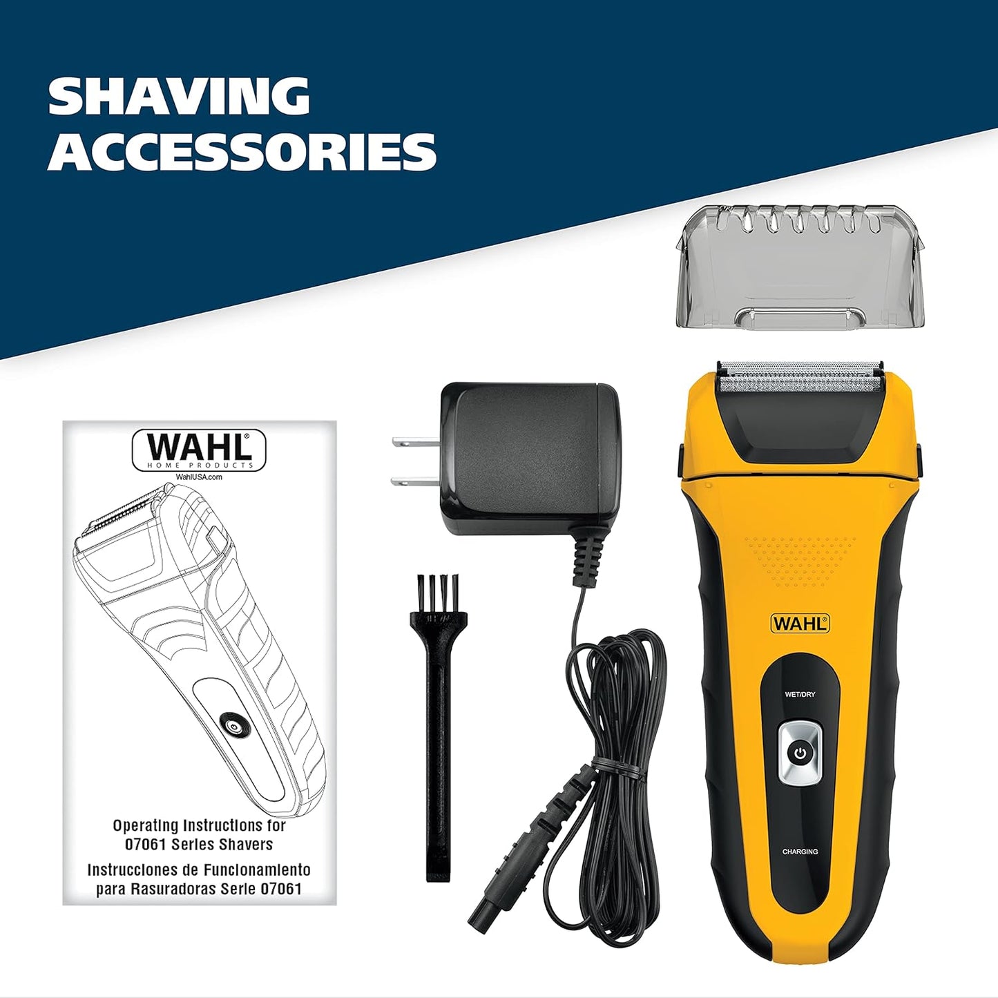 Wahl 7061-100 LifeProof Rechargeable WaterProof Wet/Dry Lithium-ion Shaver