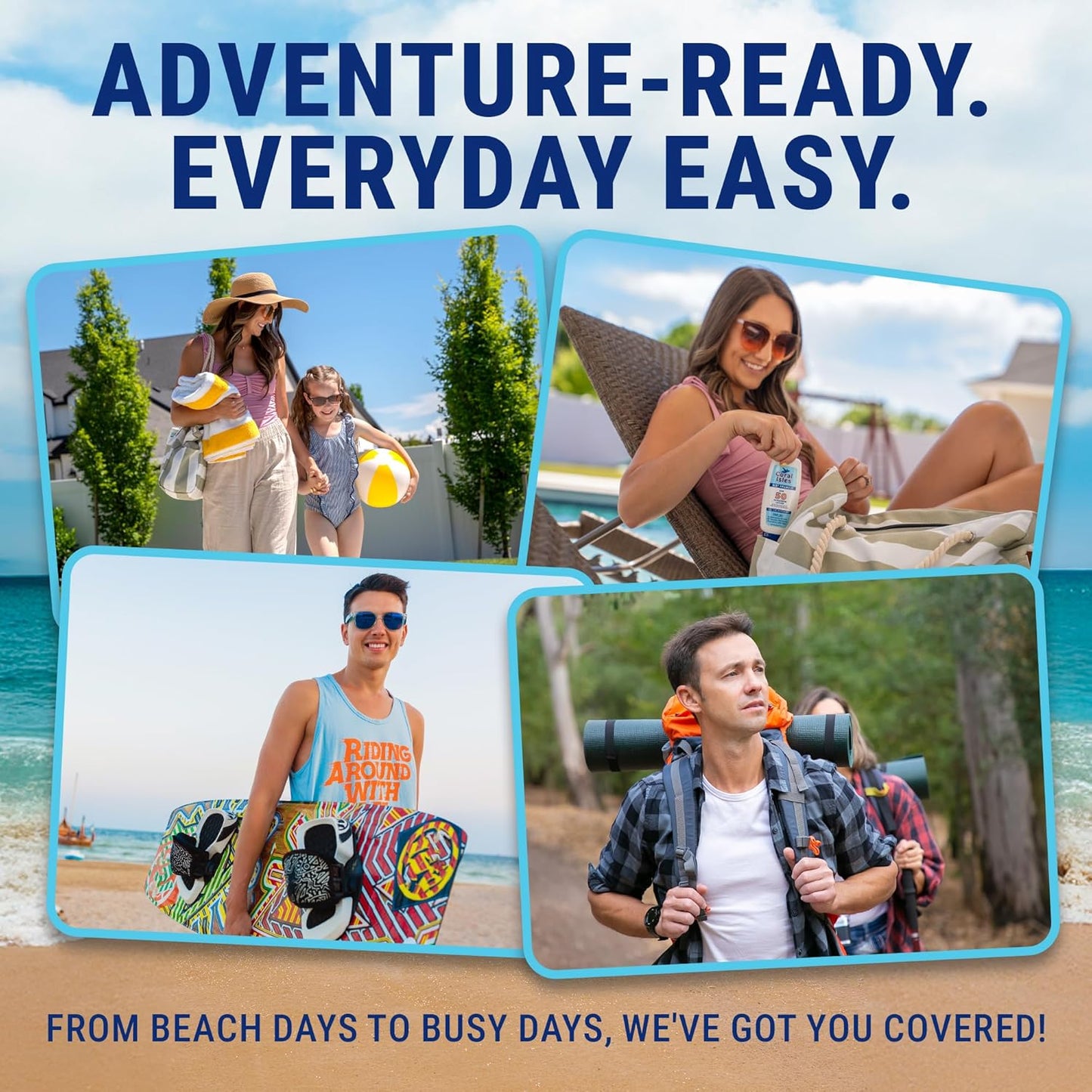 Coral Isles Sunscreen SPF 50 | Hawaii Compliant | Octinoxate & Oxybenzone Free | Broad Spectrum UVA/UVB Protection | Water Resistant 80 Min. | Fragrance Free | 32 Fl Oz Quart w/Pump