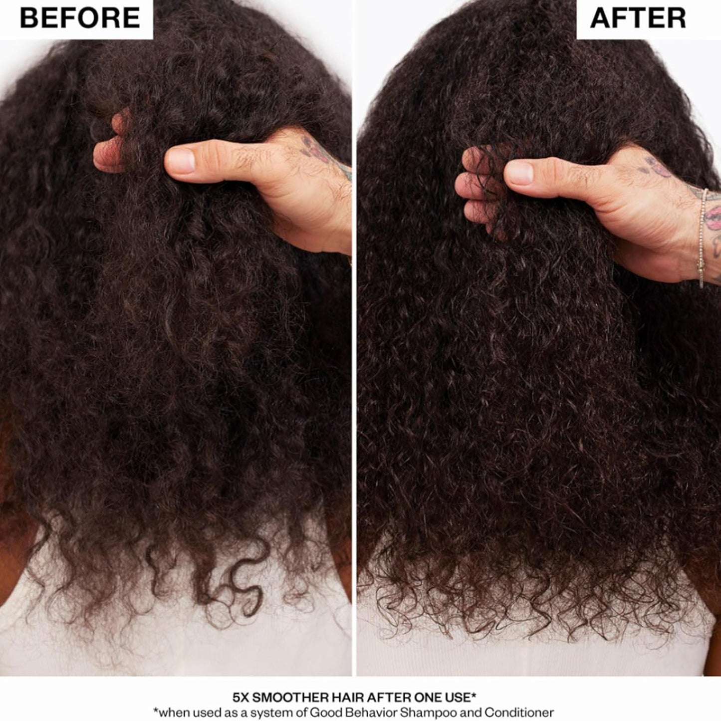 IGK GOOD BEHAVIOR Ultra Smooth Shampoo and Conditioner Set (8 Oz) + Bonus Travel Size Packettes | Volume + Thickening | Vegan + Cruelty-Free |